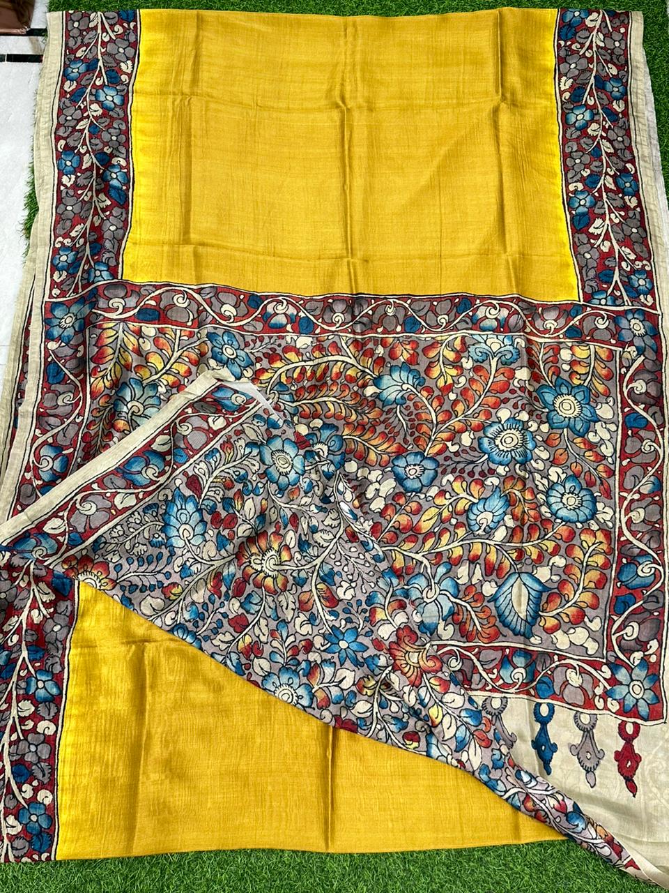 PURE SOFT TUSSER SILK SAREE