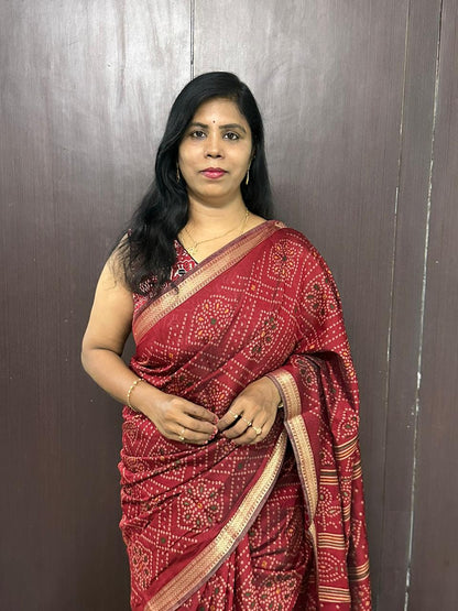 EXCLUSIVE MAHESHWARI SILK SAREE