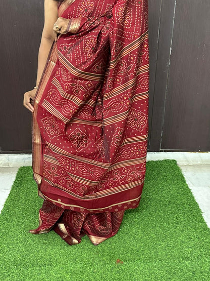 EXCLUSIVE MAHESHWARI SILK SAREE