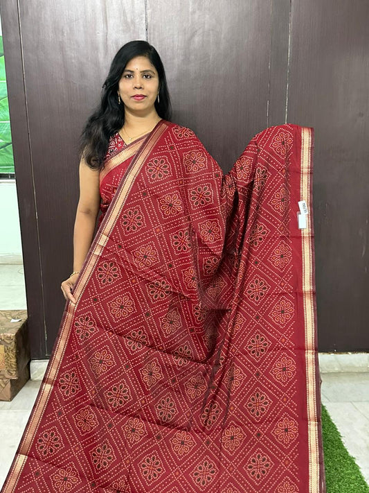 EXCLUSIVE MAHESHWARI SILK SAREE