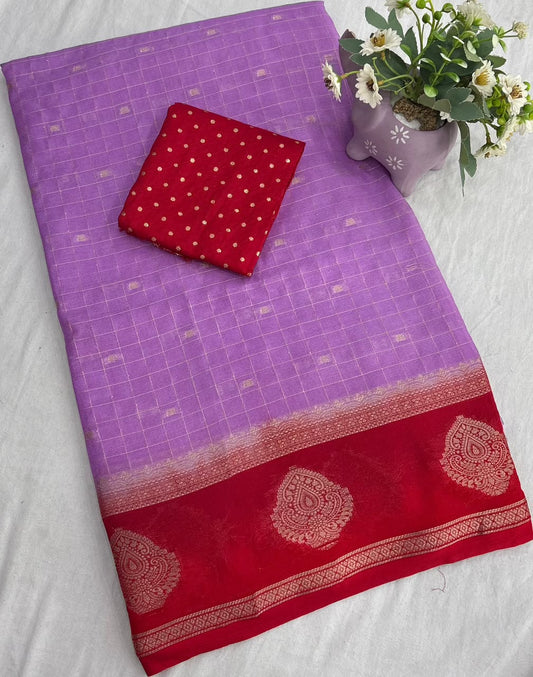 Georgette Fancy saree