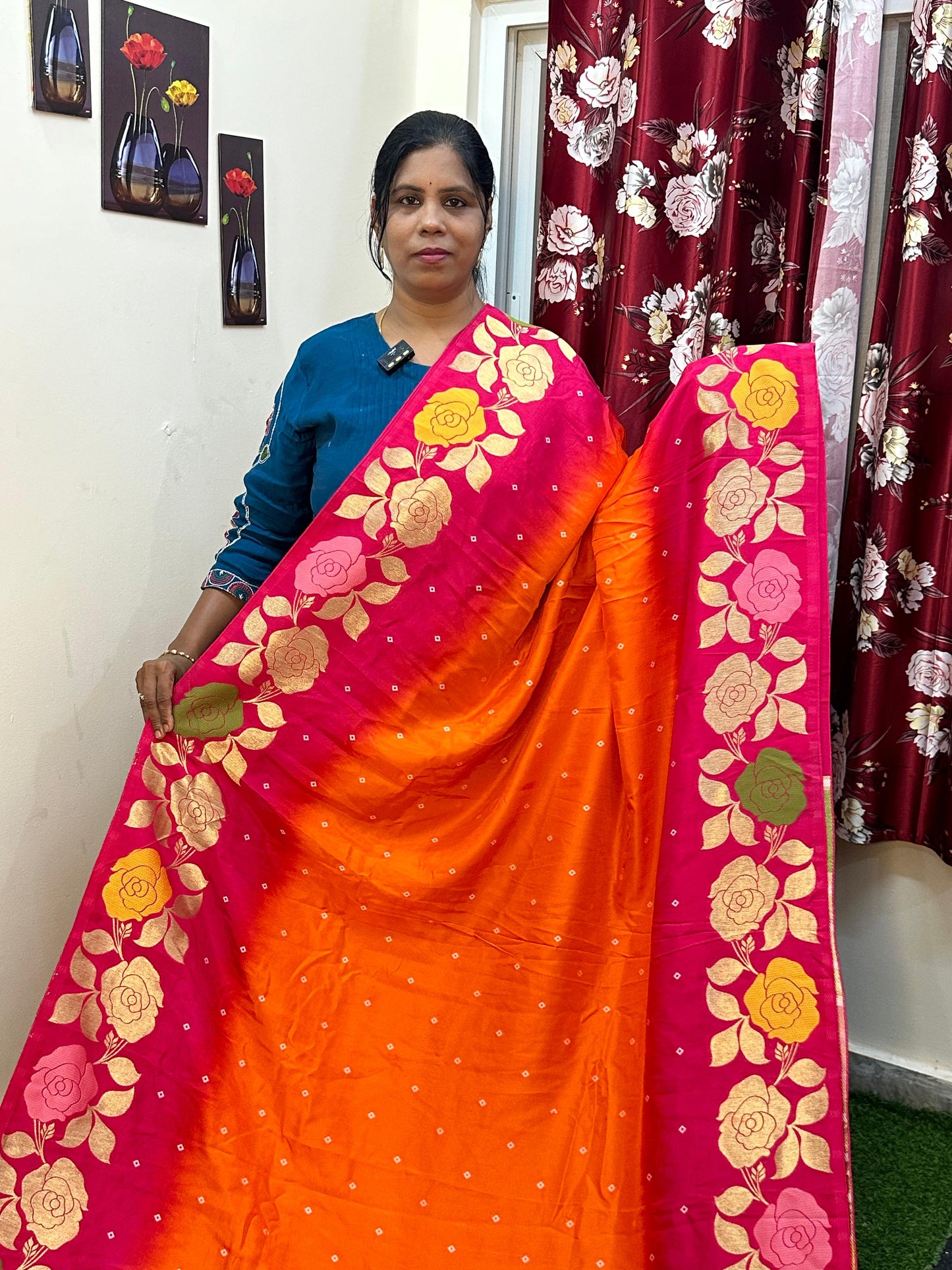Russion Silk Jamdani sarees