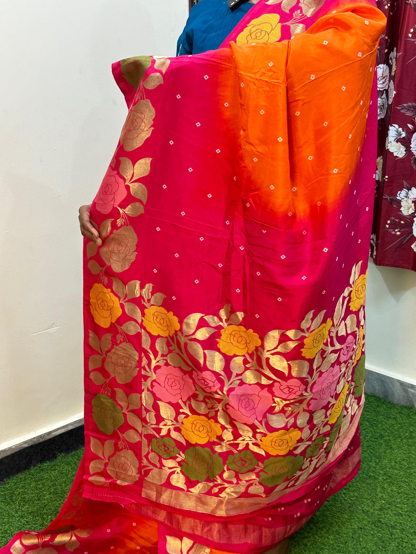 Russion Silk Jamdani sarees
