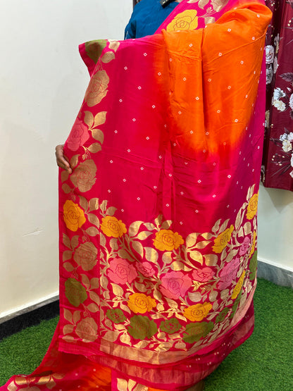 Russion Silk Jamdani sarees