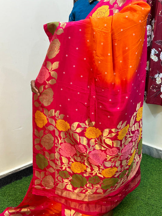 Russion Silk Jamdani sarees