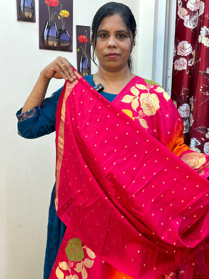 Russion Silk Jamdani sarees