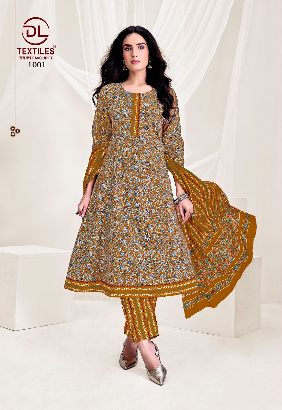 3XL Pure Cotton Anarkali Dresses