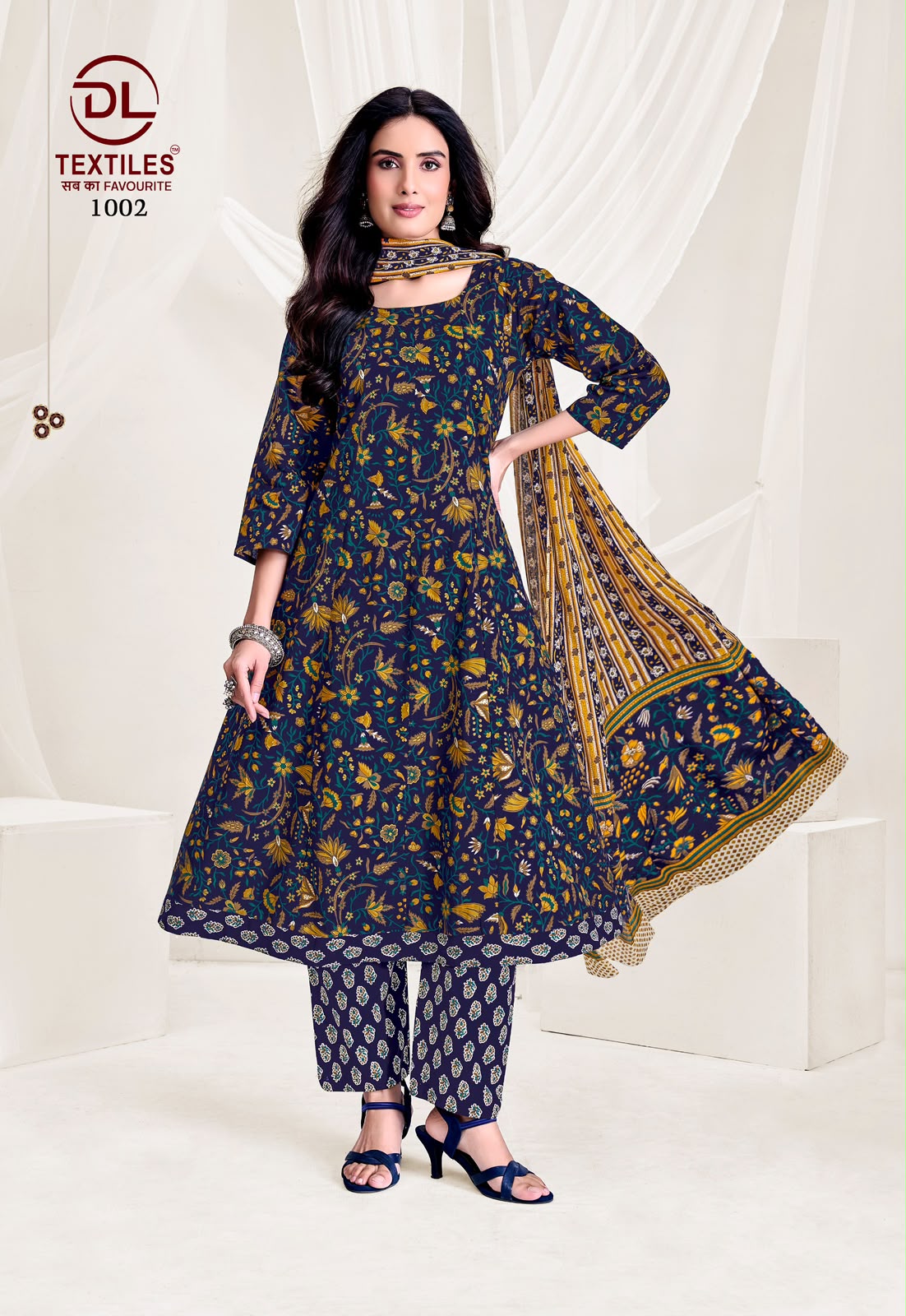 3XL Pure Cotton Anarkali Dresses