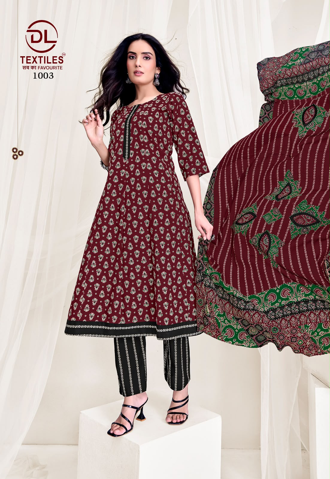 3XL Pure Cotton Anarkali Dresses