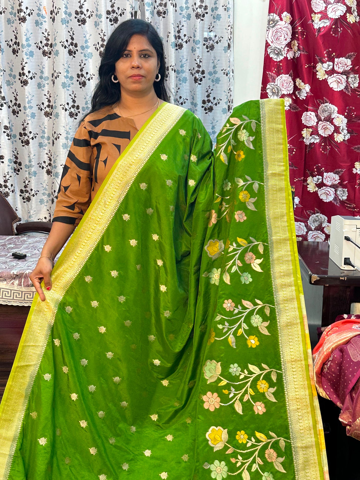 Banarassy soft silk saree