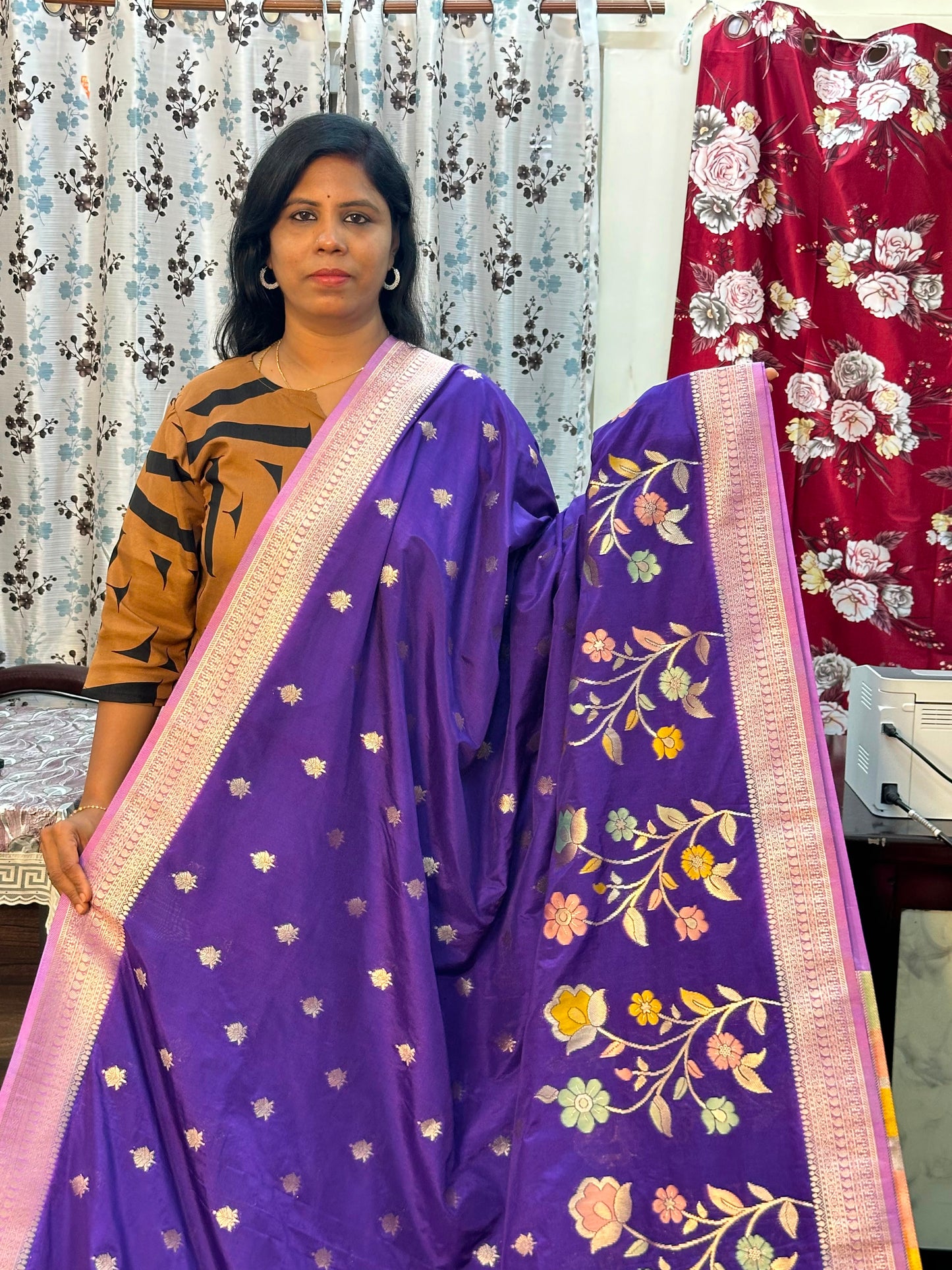 Banarassy soft silk saree