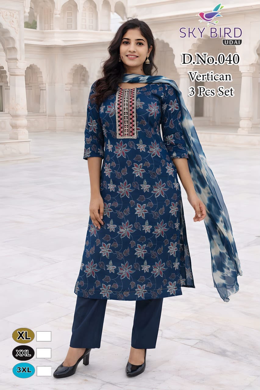 Cotton 3 Piece dress