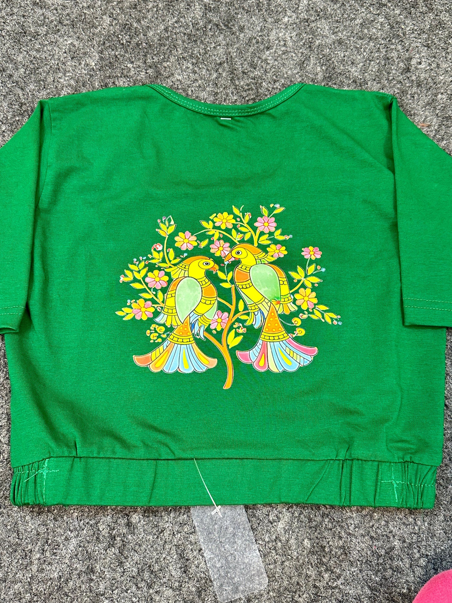 strecheble Kalamkari print Front hooks blouse