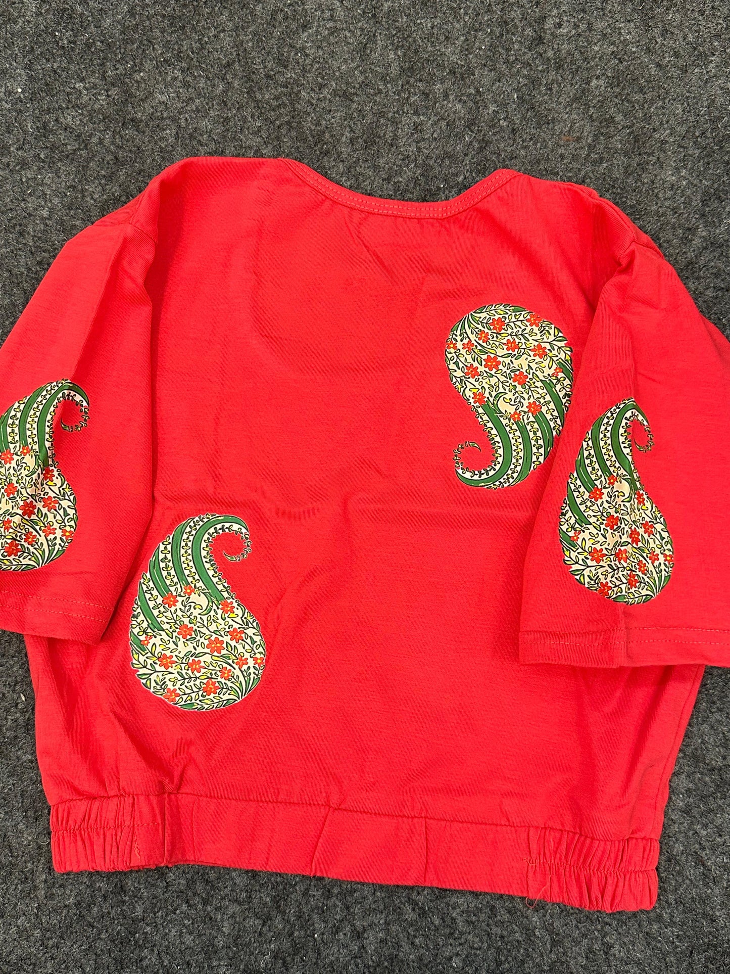 strecheble Kalanmkari print Front hooks blouse