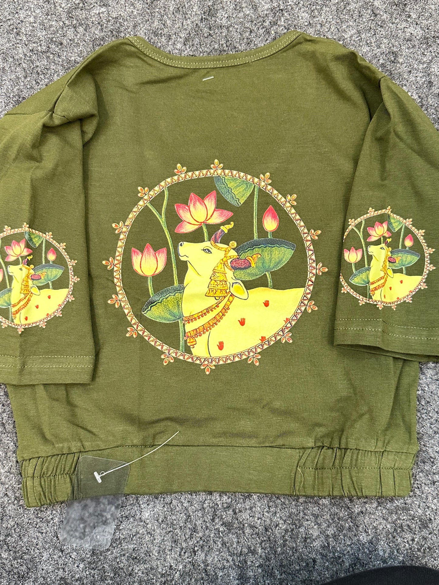 strecheble Kalamkari print Front hooks blouse