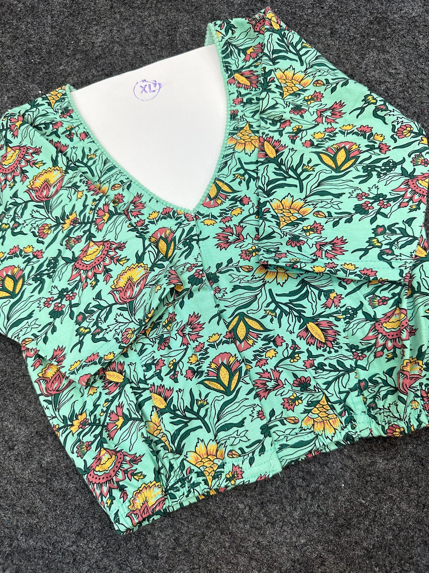 Traditional Ajrakh Print Cotton Saree Blouse