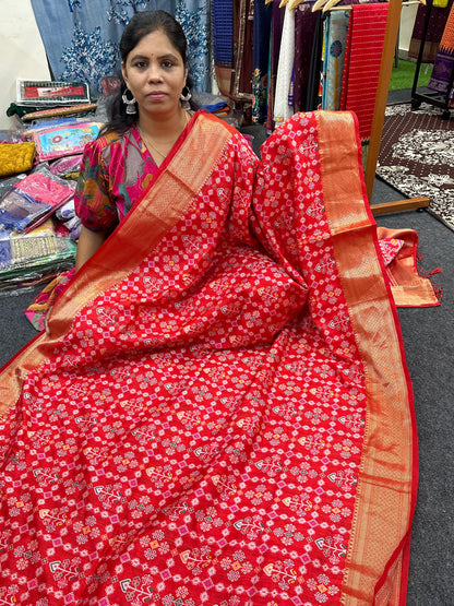 patola style ikkat saree