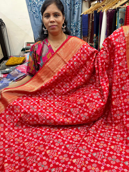patola style ikkat saree