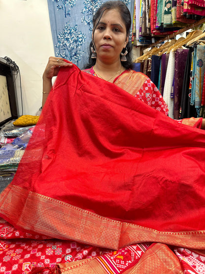 patola style ikkat saree