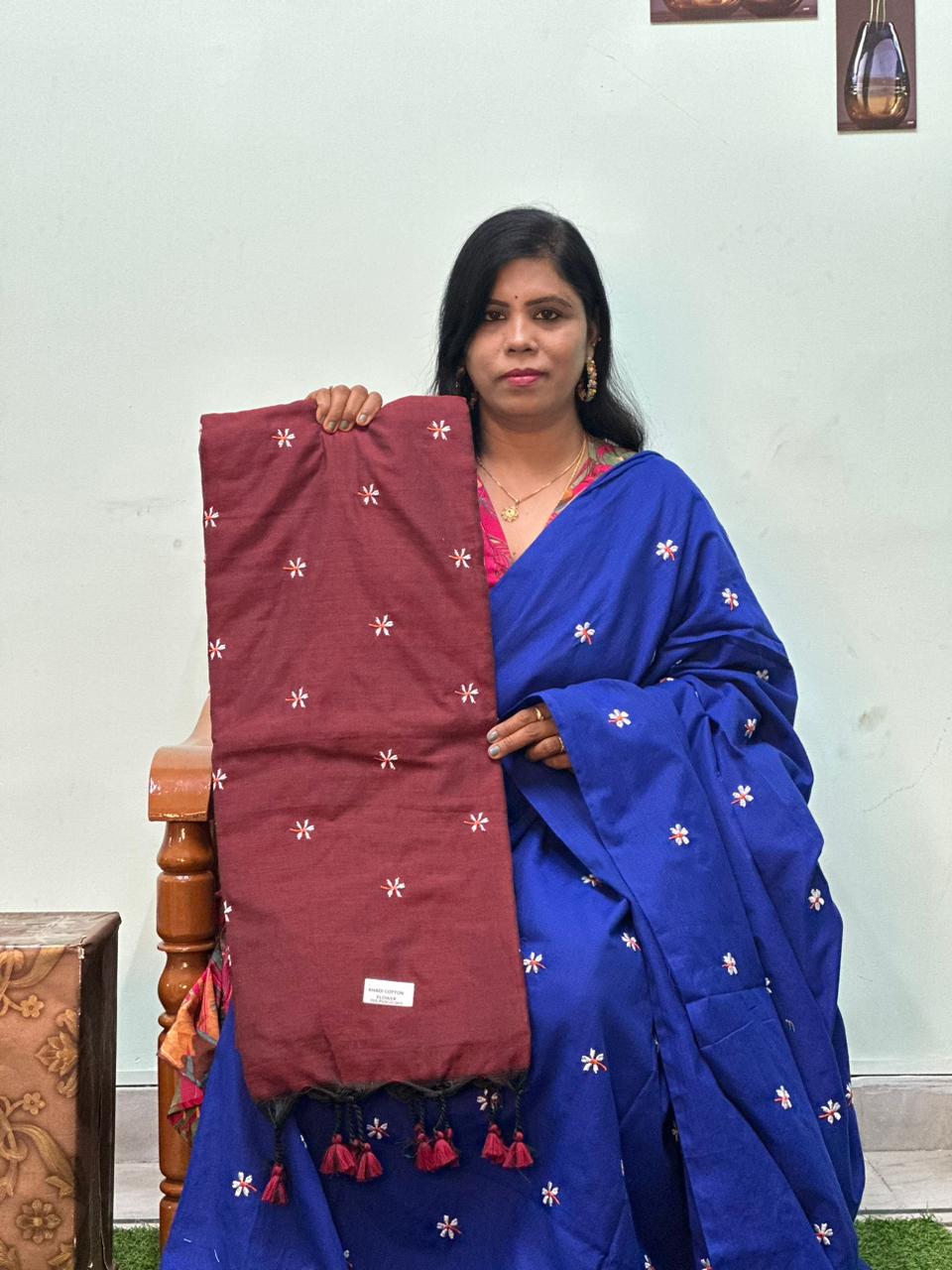 Exclusive Khadi Cotton Saree 🤩 Summer Special Saree