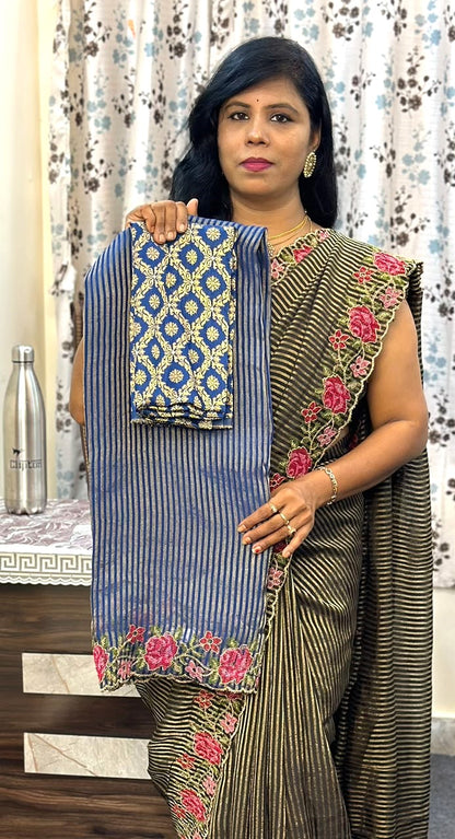 Crunchi Silk Designer sarees