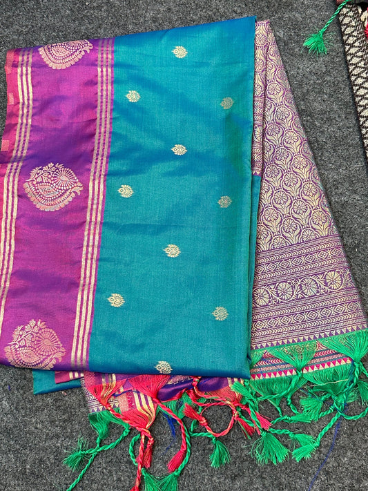 Semi gadhwal sarees