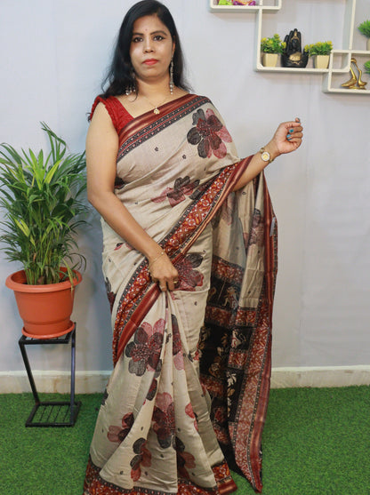 EXCLUSIVE MAHESHWARI SILK SAREE