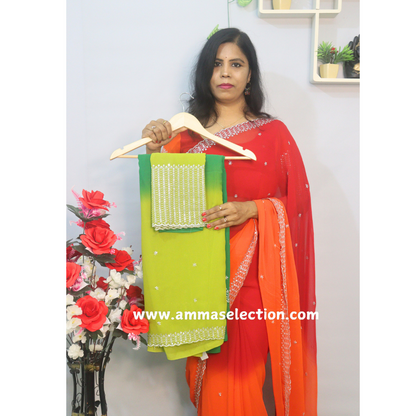 GEORGETTE  DESIGNER SAREES