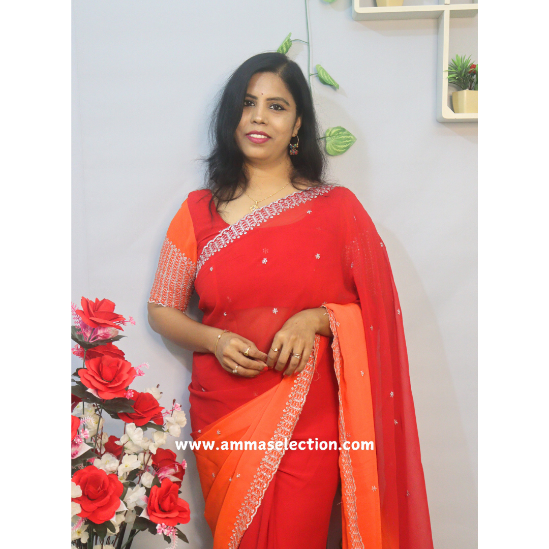 GEORGETTE  DESIGNER SAREES