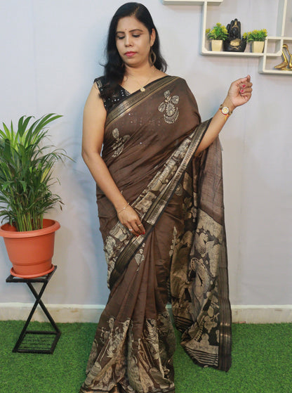 EXCLUSIVE MAHESHWARI SILK SAREE
