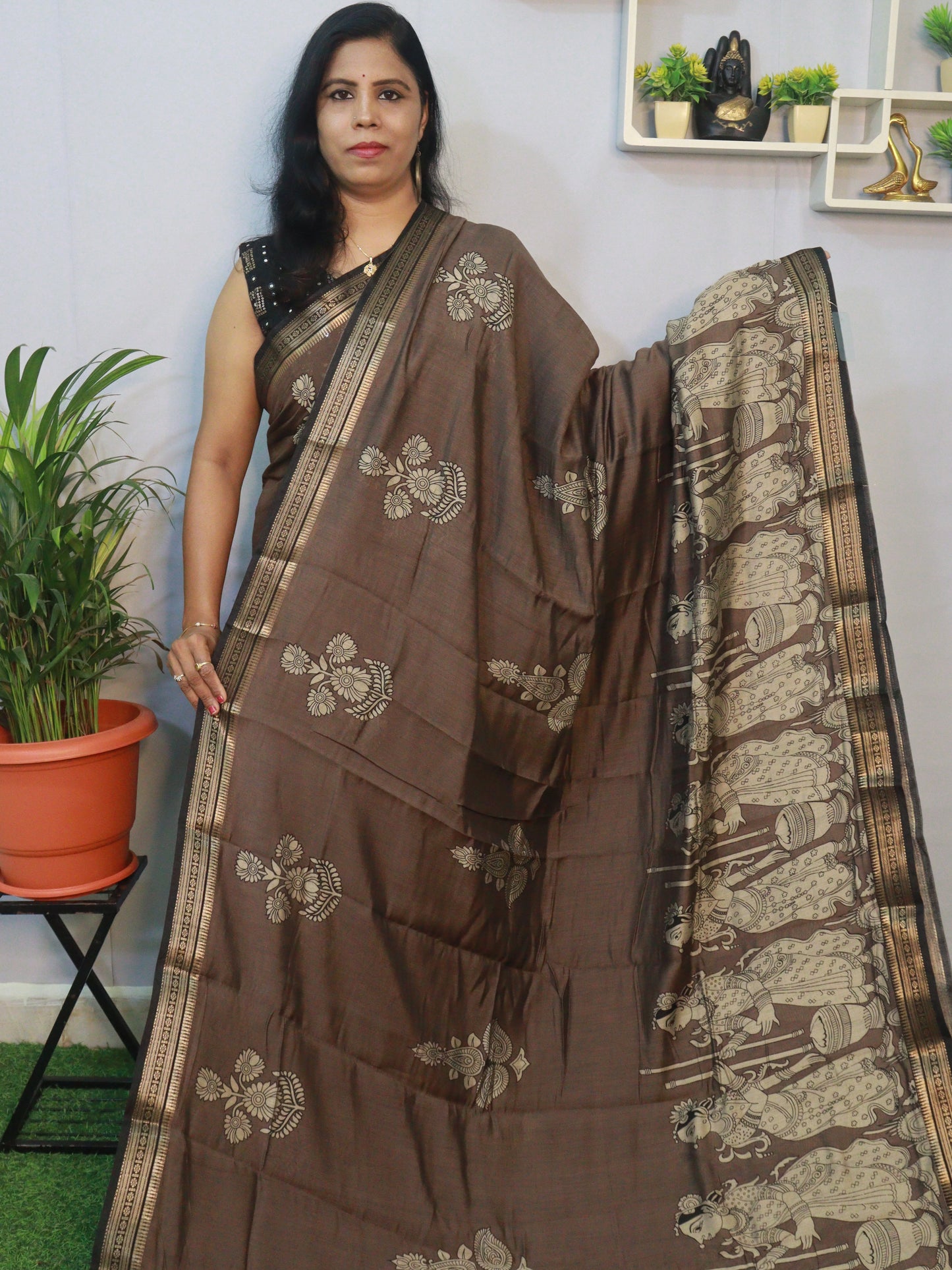 EXCLUSIVE MAHESHWARI SILK SAREE